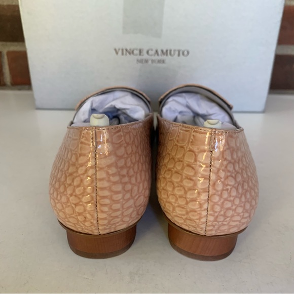 Vince Camuto Kikie cream leather Slip On Flats Loafers Women’s US 8.5 M - Picture 5 of 8